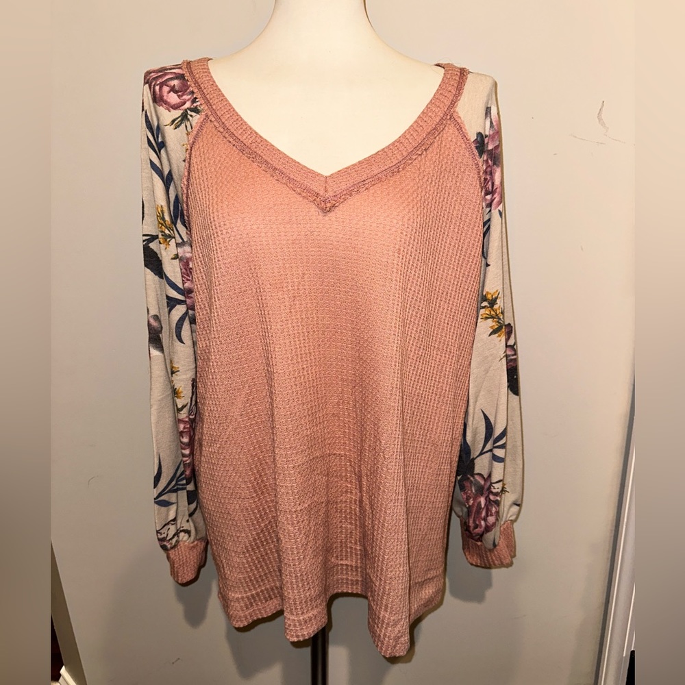White Birch Long sleeve Top size XL